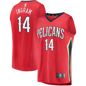 Brandon Ingram New Orleans Pelicans Fanatics Branded Fast Break Replica Jersey Red – Statement Edition