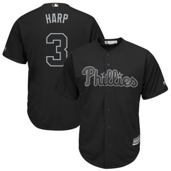 Bryce Harper "Harp" Philadelphia Phillies Majestic 2019 Players' Weekend Replica Player Jersey – Black