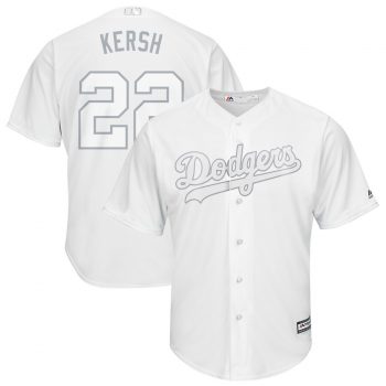 Clayton Kershaw "Kersh" Los Angeles Dodgers Majestic 2019 Players' Weekend Replica Player Jersey – White