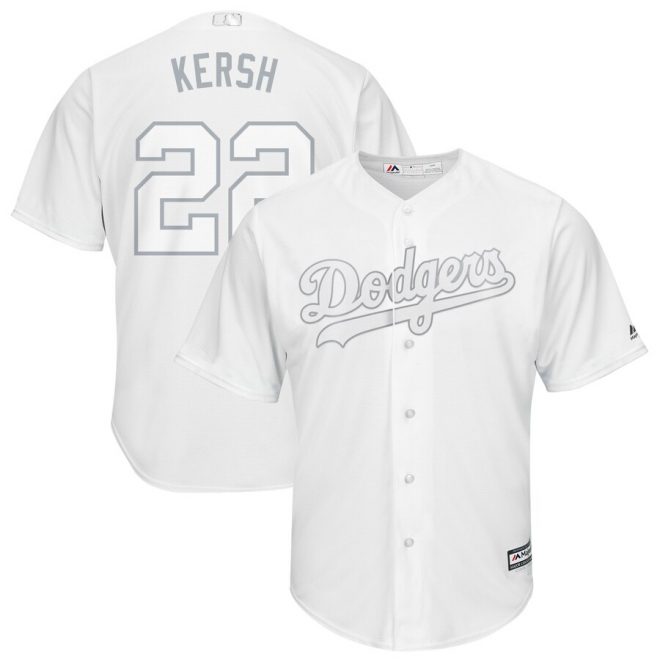 Clayton Kershaw "Kersh" Los Angeles Dodgers Majestic 2019 Players' Weekend Replica Player Jersey – White