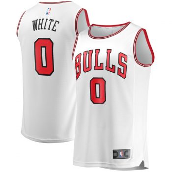 Coby White Chicago Bulls Fanatics Branded Fast Break Replica Jersey White – Association Edition