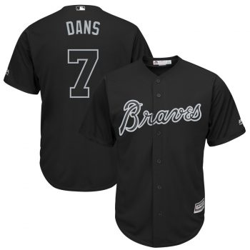 Dansby Swanson "Dans" Atlanta Braves Majestic 2019 Players' Weekend Replica Player Jersey – Black