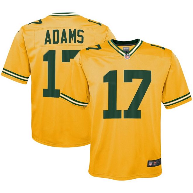 Davante Adams Green Bay Packers Nike Youth Inverted Game Jersey - Gold