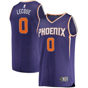 Jalen Lecque Phoenix Suns Fanatics Branded Fast Break Replica Jersey Purple – Icon Edition