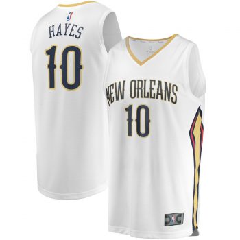 Jaxson Hayes New Orleans Pelicans Fanatics Branded Fast Break Replica Jersey White – Association Edition
