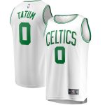 Jayson Tatum Boston Celtics Fanatics Branded Fast Break Replica Jersey White - Association Edition