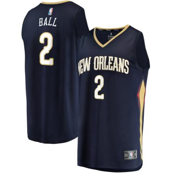 Lonzo Ball New Orleans Pelicans Fanatics Branded Fast Break Replica Jersey Navy – Icon Edition