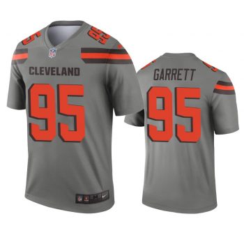2019 Browns Myles Garrett Inverted Legend Gray Jersey