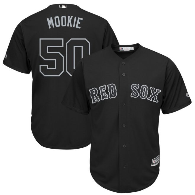 Mookie Betts "Mookie" Boston Red Sox Majestic 2019 Players' Weekend Replica Player Jersey – Black