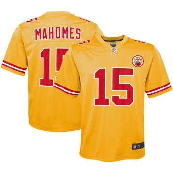 Patrick Mahomes Kansas City Chiefs Nike Youth Inverted Game Jersey - Yellow