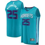 PJ Washington Charlotte Hornets Fanatics Branded 2019 NBA Draft First Round Pick Fast Break Replica Jersey Teal - Icon Edition