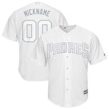 San Diego Padres Majestic 2019 Players' Weekend Pick-A-Player Replica Roster Jersey – White