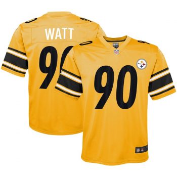 T.J. Watt Pittsburgh Steelers Nike Youth Inverted Game Jersey - Gold