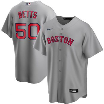 Mookie Betts Boston Red Sox Road 2020 Replica Player Jersey - Gray