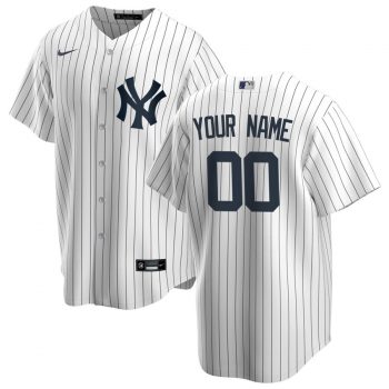 New York Yankees Home 2020 Replica Custom Jersey - White