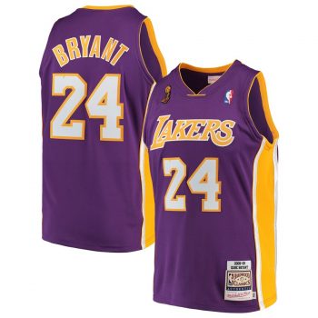 Kobe Bryant Los Angeles Lakers Mitchell & Ness 2008-09 Hardwood Classics Jersey - Purple