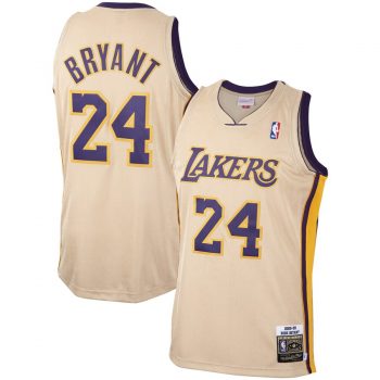 Kobe Bryant Los Angeles Lakers Mitchell & Ness 2008-09 Hardwood Classics Player Jersey - Gold