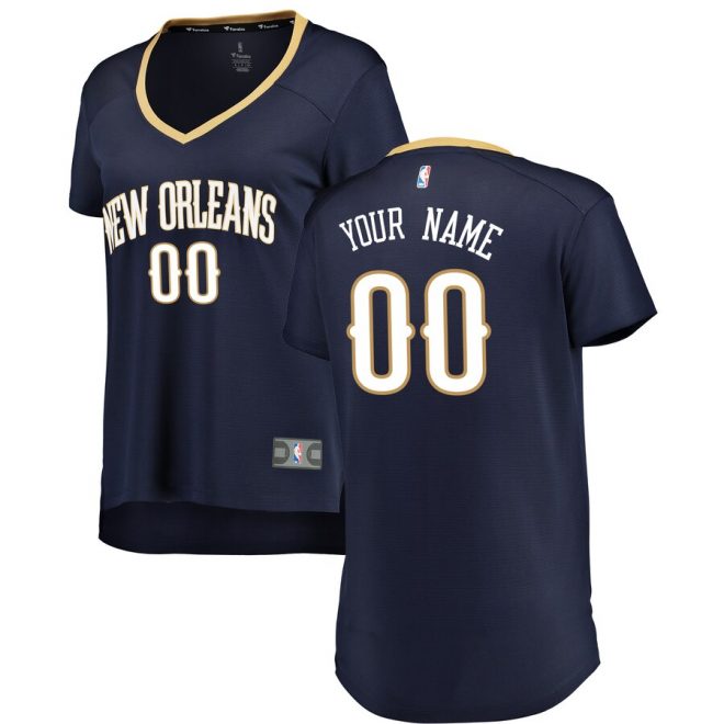 new-orleans-pelicans-womens-fast-break-custom-jersey-navy-icon-edition