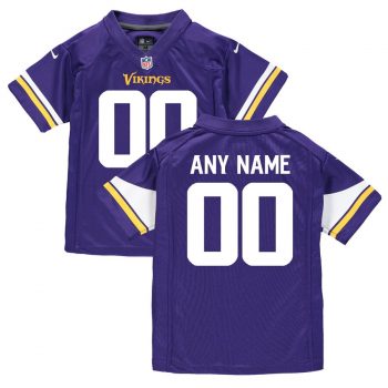 Minnesota Vikings Infant Customized Game Team Color Jersey